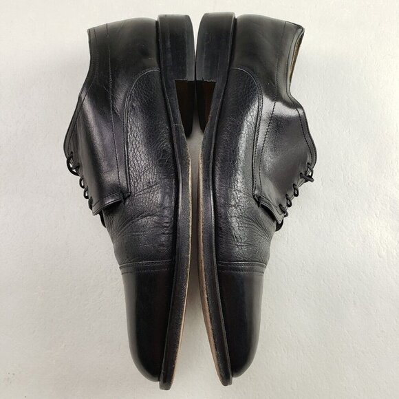 Mezlan Cap Toe Oxford Shoe Mens 8.5 Black Leather Lace Up Dress Made in Spain main image 10